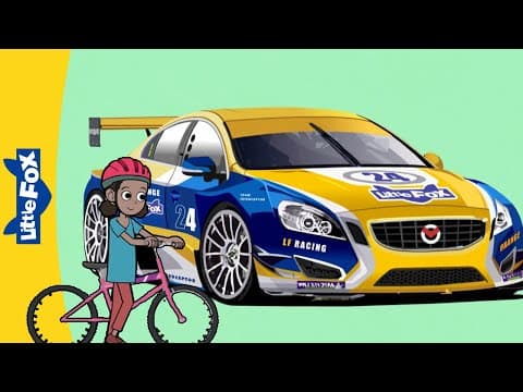 Vehicles - bikes - cars - bumper cars - stories for kindergarten