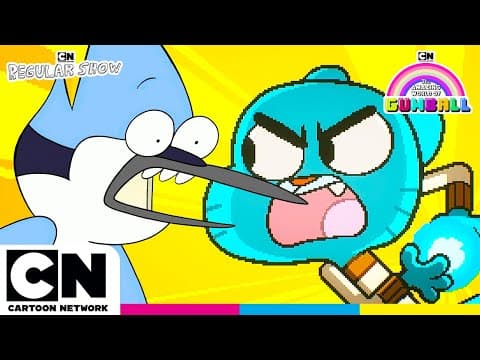 Video Games Battle: Gumball vs Regular Show | Cartoon Network UK - YouTube