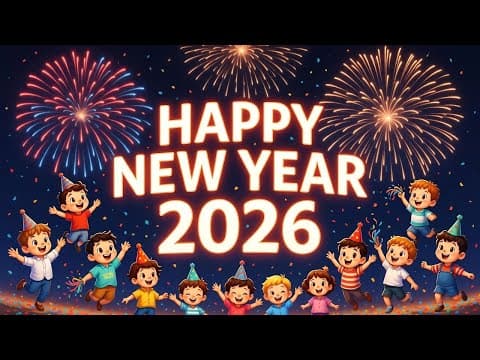 Happy New Year Song 2026! 🎆 Hello New Year Dance for Kids | BeatLab Kids TV
