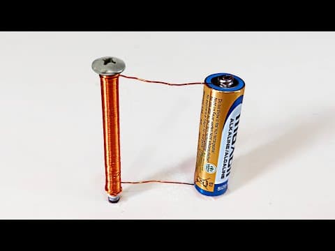 Easy way to make Electromagnet| Science Project