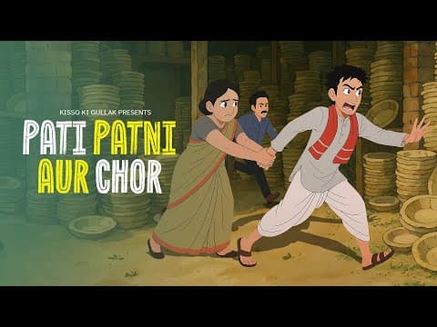 पति-पत्नी और चोर | Pati Patni aur Chor hindi Anime kahaniya moral stories
