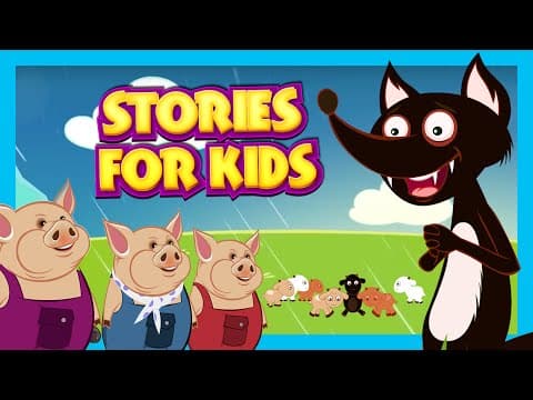 Stories for kids in english - big bad wolf and more - short stories for children - story compilation