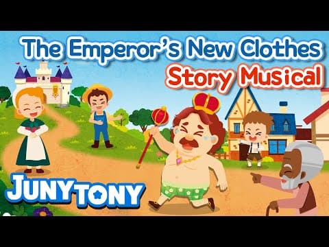 The Emperor's New Clothes | Fairy Tales for Kids | Story Musical | Kindergarten Story | JunyTony