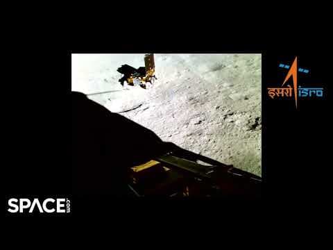 India's Chandrayaan-3 rover 'spins' on moon in latest view