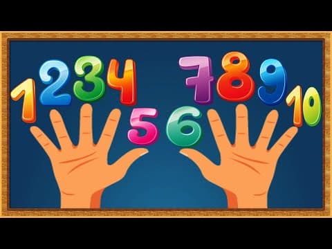 Preschool Learning Numbers-Numbers on fingers-Learn Numbers For Kids