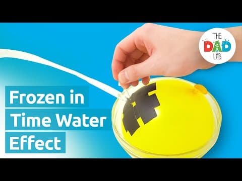 Frozen Water Flow Illusion and Balloon Experiment