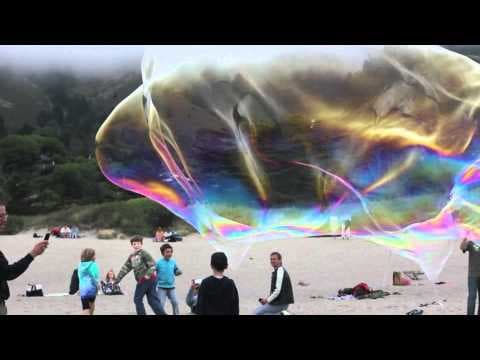 Giant Stinson Beach Bubbles (Canon 550D) - YouTube