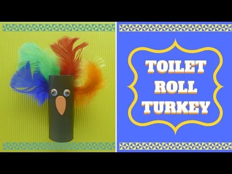 Toilet Paper Roll Turkey - Toilet Paper Roll Craft