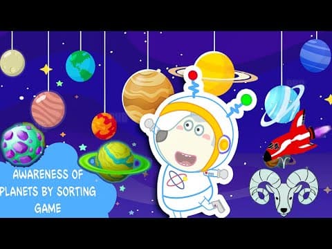 Wolfoo's Space Adventure Game - Explore to Solar System