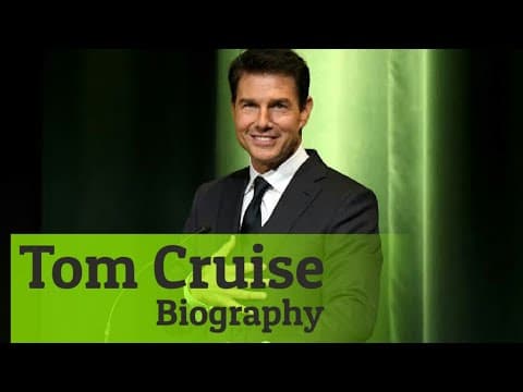 Actor tom cruise biography - life story - success story