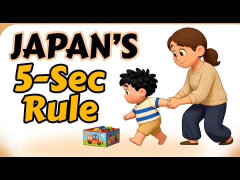 The 5 Second Rule Japanese Parents Use to Teach Real Responsibility