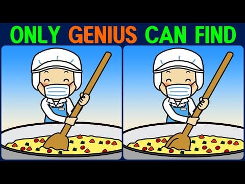 【Find the Difference】 Can you find them all?