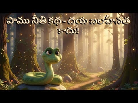 🐍 పాము నీతి కథ – దయా బలహీనత కాదు | Telugu Moral Story for Kids | 3D Animated Moral Story in Telugu