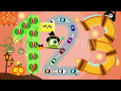 Number Halloween Tracing Fun