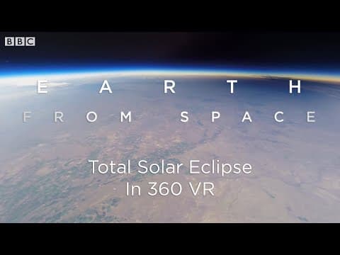 See a total solar eclipse from space in 360 VR
