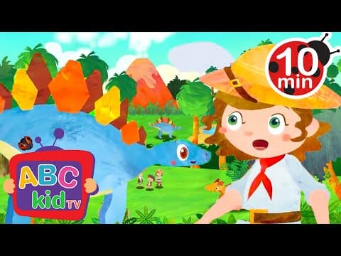 Dinosaur Alphabet Adventure | Animal Stories for Toddlers - ABC Kid TV | Nursery Rhymes & Kids Songs
