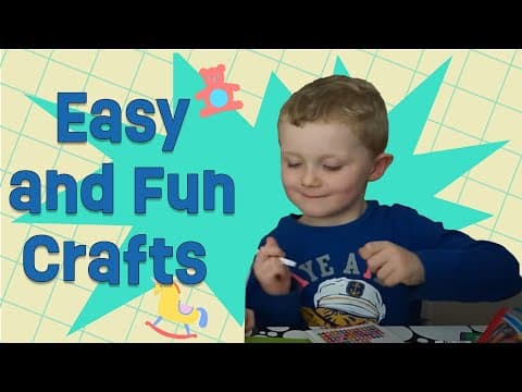 Easy and Fun Crafts for Kids - Handmade Picture Frame