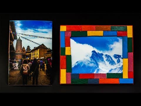 How To Make Ice Cream Stick Photo Frame