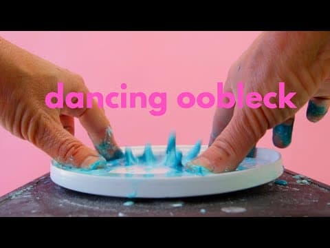 How to do the Dancing Oobleck Experiment
