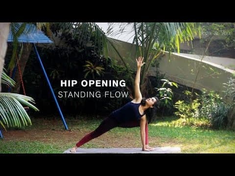 Hip Opening Standing Vinyasa Yoga Flow - Home Practice