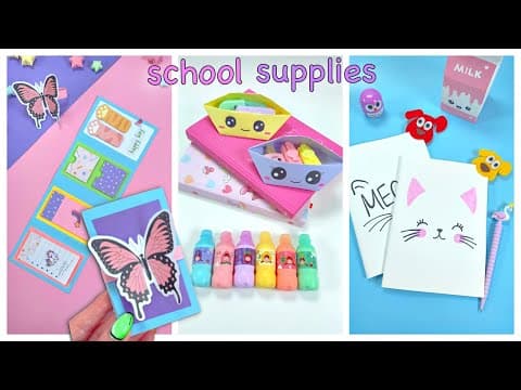 10 DIY SCHOOL SUPPLIES IDEAS YOU WILL LOVE