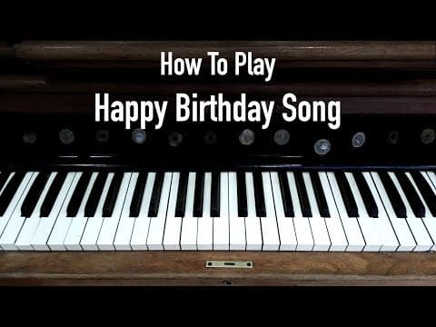 Happy Birthday on piano | Learn with Notation