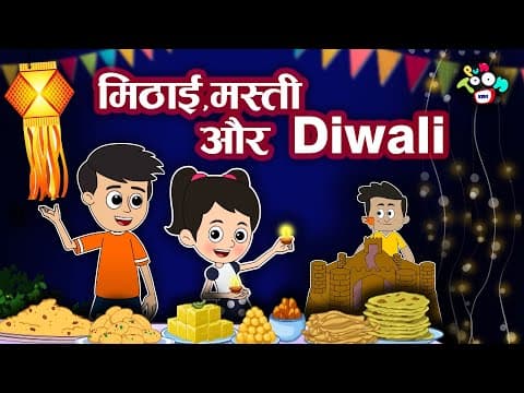 मिठाई, मस्ती और Diwali | छोटी दिवाली | Diwali Special | Hindi Cartoon | Hindi Kahaniya