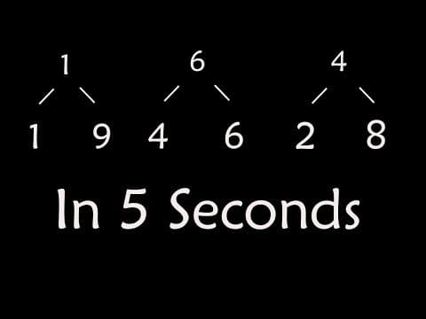 Vedic maths - solve difficult maths in 5 seconds