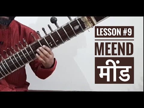 Sitar Tutorial Lesson 9 || Meend || By Dr. ASHOK KUMAR CHAMBYAL