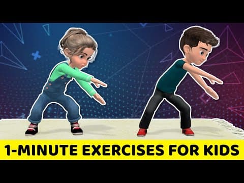 1-MINUTE EXERCISES FOR KIDS - LEGS & ARMS EDITION