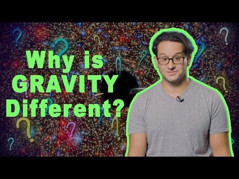 Why is gravity different?