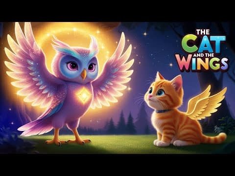 The Cat Who Wanted Wings 🐱🦉 | English Moral Stories | Bedtime Stories #kidsstories
