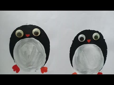 Potato paintingPenguins painting