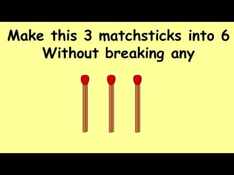 Match Stick Puzzles part 17 | Puzzles with Answer