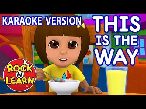 This is the Way Karaoke Version | Here We Go Around the Mulberry Bush | Song for Kids