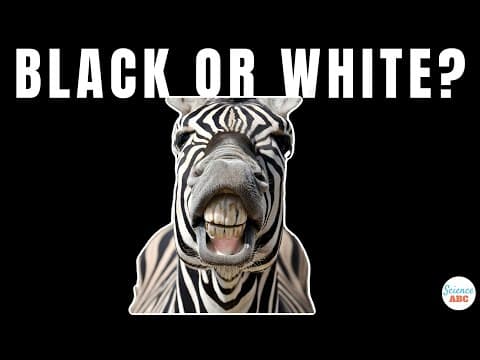 Are Zebras Black with White Stripes or White with Black Stripes