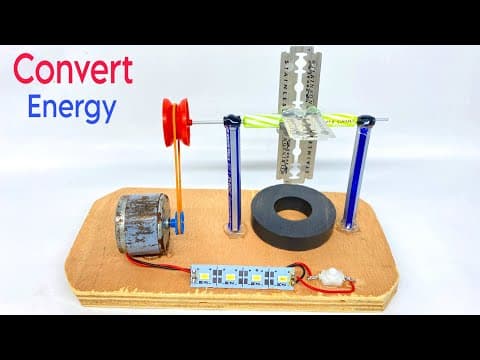 How to convert energy with motor and magnet | amazing experiment