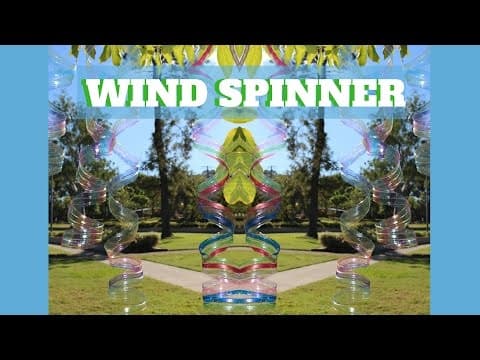 Plastic Bottle Wind Spinner - Wind Spinner