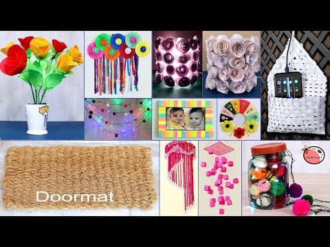 10 best out of waste idea.... diy room decor
