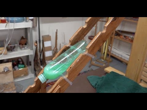 Tumbling Soda Bottle, a DIY physics toy