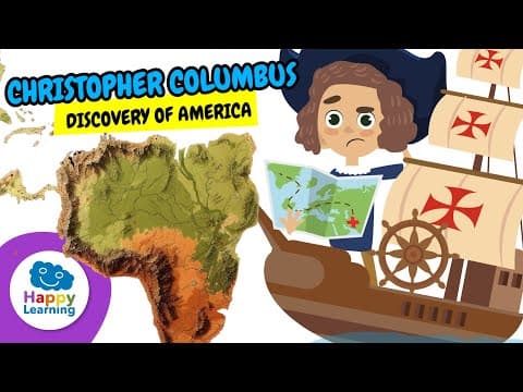 🌎⛵ CHRISTOPHER COLUMBUS and the DISCOVERY of AMERICA | ‪@HappyLearningENG‬