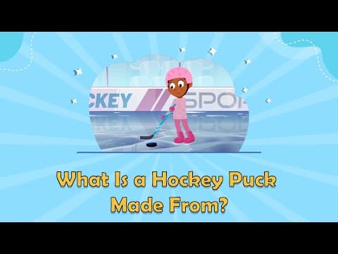 What Is a Hockey Puck Made From? - Sports Facts - Fun Facts For Kids - Ice Hockey Facts