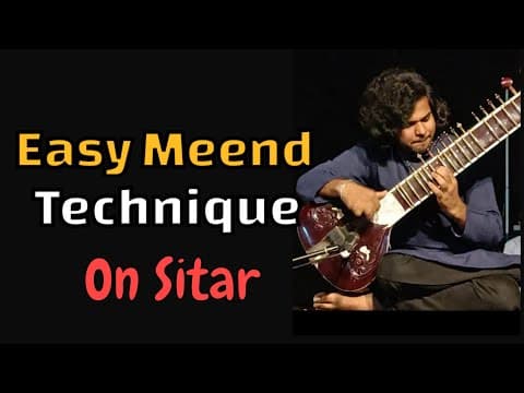 How To Play Meend On Sitar Sitar Meend Technique