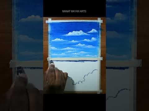 Amazing ☁️ Cloud ☁️ ☁️ Painting