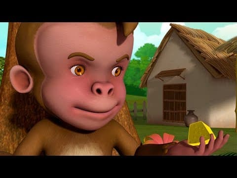 Monkeys' justice - telugu stories for kids