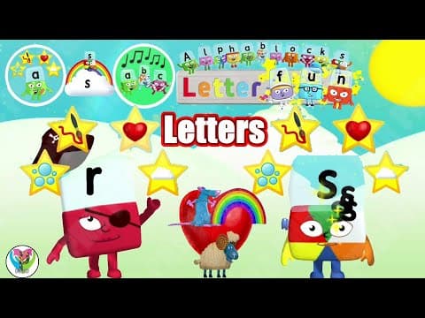 abc Song - Letters r & s Alphablocks