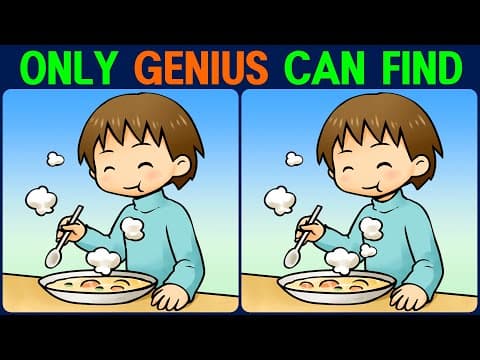 【Find the Difference】 Can you find them all?