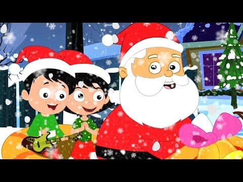 Santa Claus Finger Family | Christmas song in English