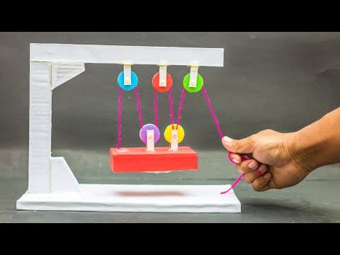 Pulley Working Model | DIY Science Projects
