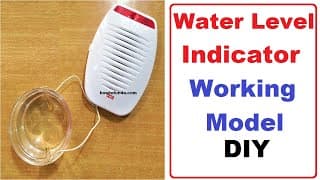 water overflow alarm indicator working project | science exhibition